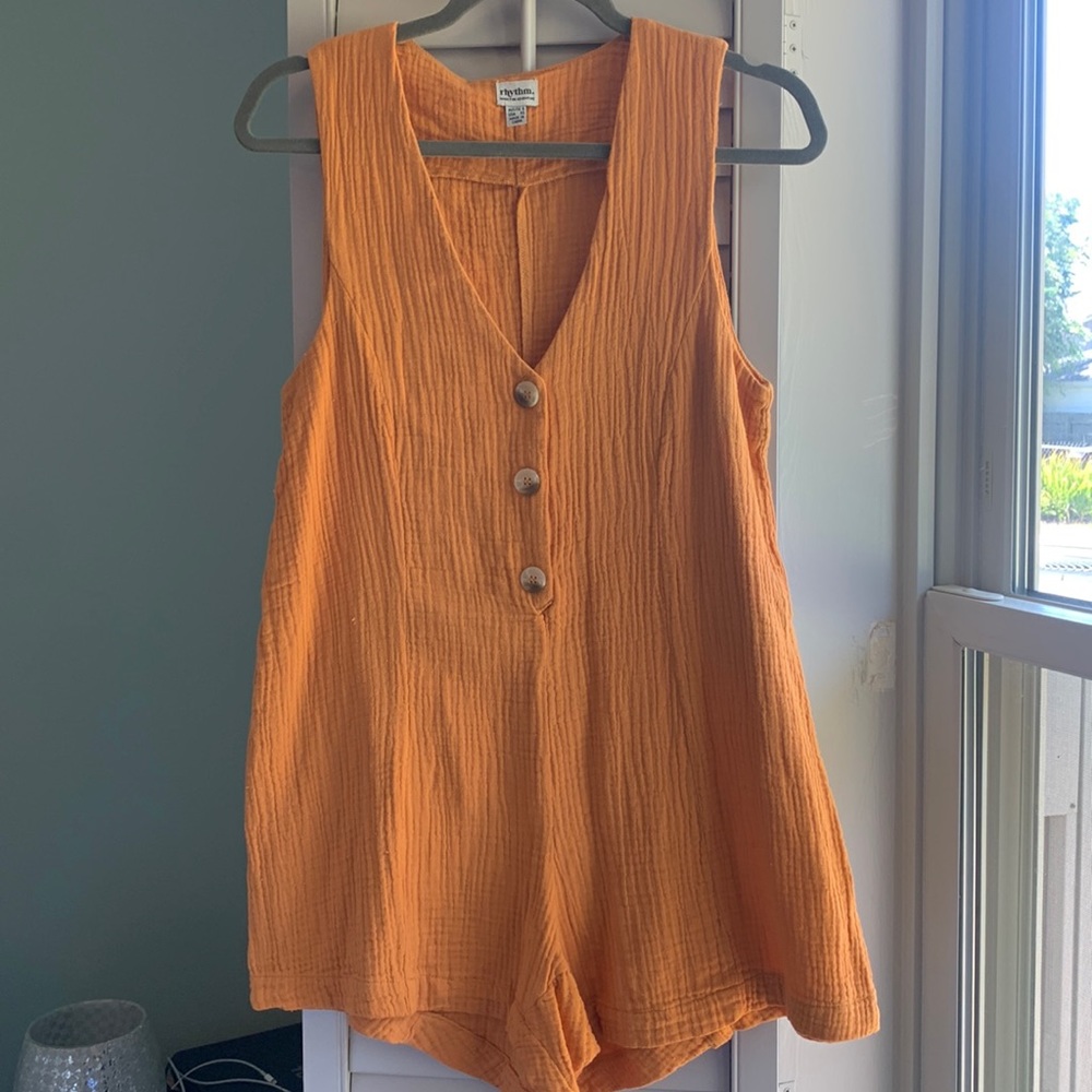 Gold/yellow romper